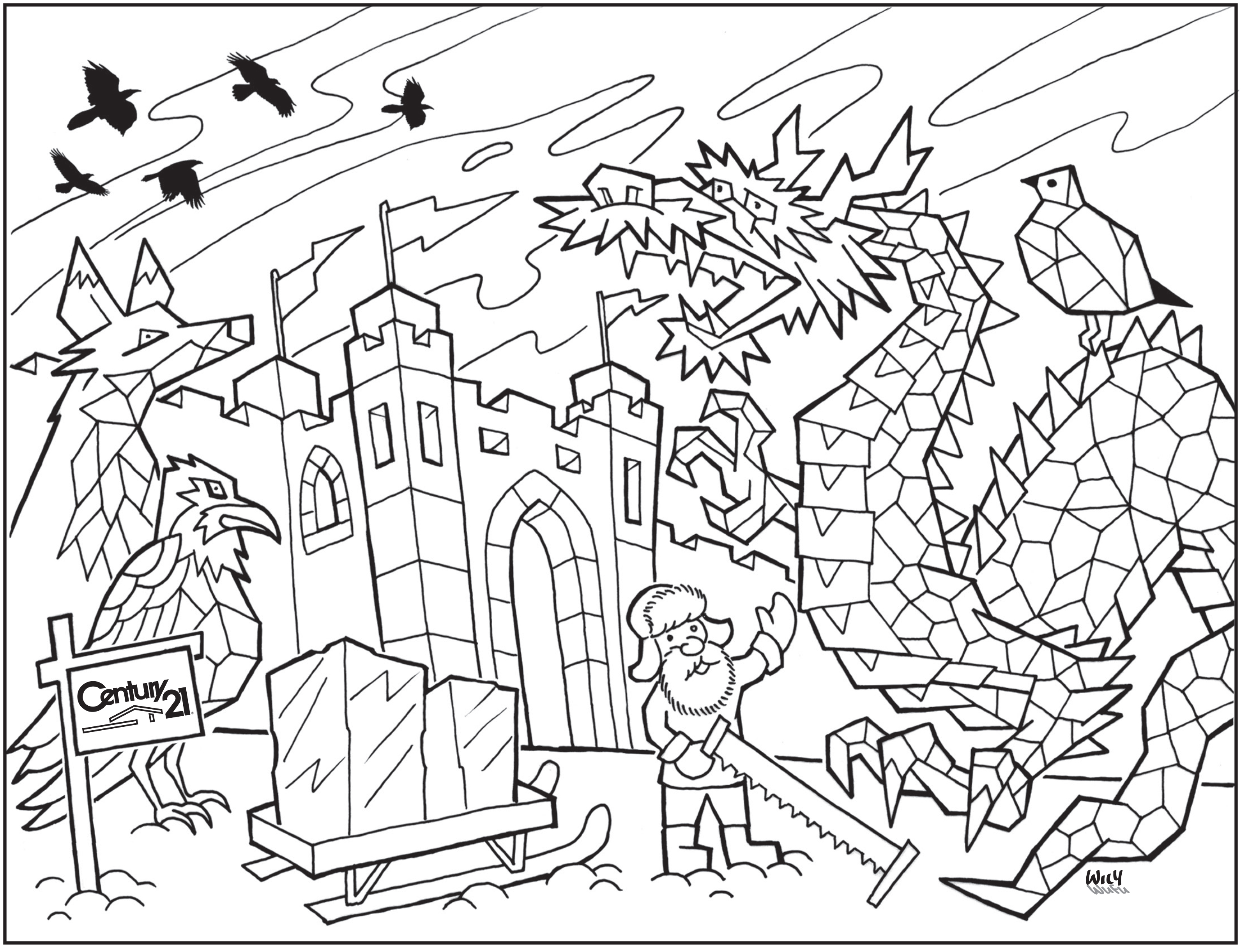 Century 21’s SnowKing Festival Colouring Contest